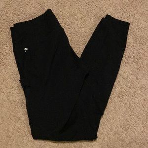 Black Fabletics leggings with pockets
